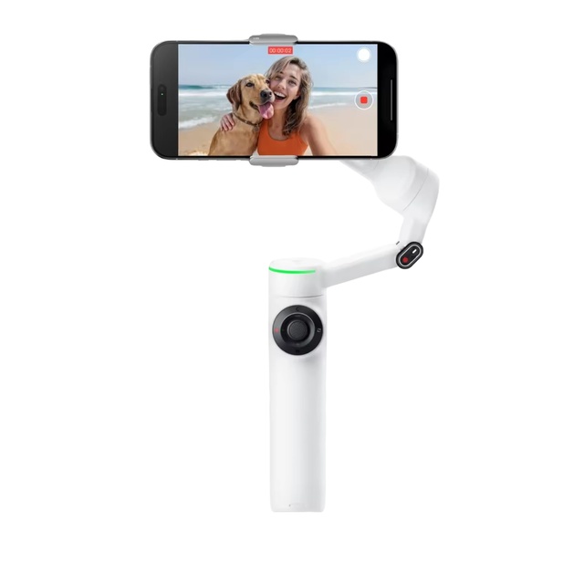 Insta360 Flow 2 Pro AI-Powered Smartphone Auto Tracking Phone Gimbal, 3-Axis Stabilization for Android Iphone