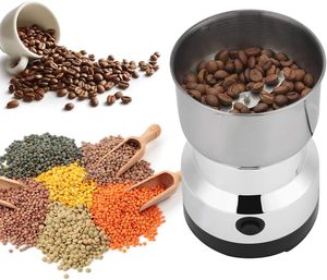 เครื่องปั่นกาแฟไฟฟ้าสแตนเลสแบบพกพา รุ่นใหม่ ขายดี พร้อมใบมีด 4 ใบ ขนาด 300 มล. สำหรับบดอาหารและธัญพืชอเนกประสงค์ - Product Image 1