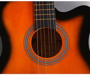 Khuyến Mãi Giá Bán Buôn Trung Quốc Acoustic Guitar 38 Inch Kim Loại Hợp Âm Guitar Đầy Màu Sắc Cho Người Mới Bắt Đầu