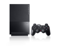 Konsol Game TV Rumahan PS 2 Slim Series Bekas/Pre-owned, PS 2 Slim SCPH 90000 Series Sistem Game Retro dengan Kontroler