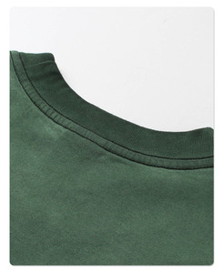 Set T-shirt Oversize e Pantaloncini da Uomo JUVEN in Cotone 100% Traspirante, Stile Vintage Streetwear, Lavaggio Acido, Effetto Sbiadito dal Sole, Taglie Forti - Vendita all'Ingrosso - Product Image 5