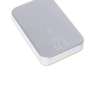 Banque d'alimentation en aluminium recyclé 5000 mAh, gadgets durables - Product Image 3