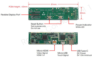 [En Stock] <span class=keywords><strong>Royole</strong></span> 10.13 pouces écran AMOLED Flexible résolution 1242*2208 Interface MIPI 62Pin écran OLED incurvé HD-MI carte - Product Image 5