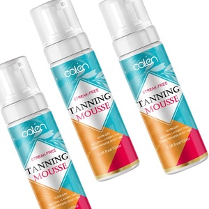 Lotion de bronzage sans soleil à base de plantes biologiques de marque privée autobronzante Faux bronzage moussant bronzant hydratant végétalien autobronzant 200ml - Product Image 1