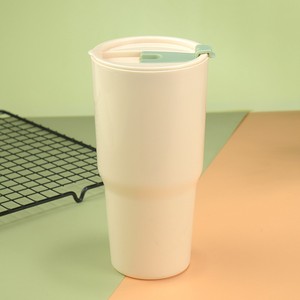 Travel Drink Cup Large Capacity With Straw Dual Use For Commuting - Product Image 1