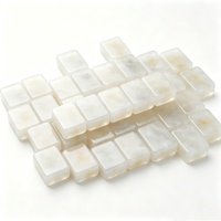 Fabrication sur mesure de tuiles de mahjong en résine nacre de luxe, fabricant OEM d'ensembles de mahjong personnalisés