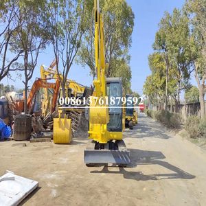 Miniexcavadora de segunda mano de 6 toneladas de peso operativo de segunda mano de Komatsu de segunda mano en Japón para la venta - Product Image 5