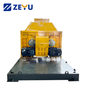 ZEYU JS500 Heavy Duty Twin-Shaft Concrete Mixer 500L 0.5m Capacity <strong>25m</strong>/h Output Motor Powered Batching Plant Construction High - Product Image 6