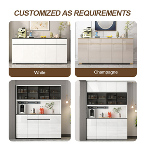 Hiện đại tối giản màu trắng tủ Tủ Bảng điều khiển bền tủ để bán đồ nội thất gia đình tủ tự chọn - Product Image 5