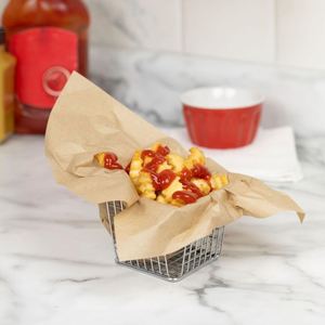Doublure de panier à collation en papier kraft de qualité supérieure, résistante à la graisse et de qualité alimentaire, pour pizza, pain, biscuits, gâteaux, sandwichs, bonbons - Product Image 3