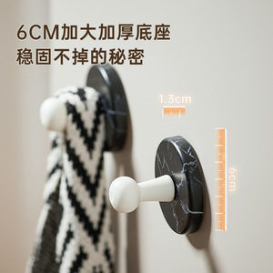 Rotating Suction Cup <b>Hook</b> Single <b>Hook</b> Wood 3-5kg Load Wall Door Entryway Bathroom Coat <b>Hook</b> - Product Image 5