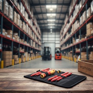 ชุดไขควง OEM VDE แบบเปลี่ยนหัวได้ ใช้มือหมุน ผลิตจากเหล็กโครเมียมวาเนเดียม 9 ชิ้น สำหรับงานไฟฟ้า - Product Image 3