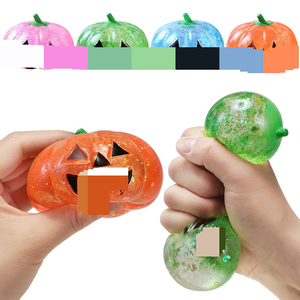 Divertido Juguete Antiestrés con Forma de Cabeza de Calabaza de Halloween, Adorno Sensorial Suave y Elástico, Regalo Ideal para Fiestas y Decoración Navideña - Product Image 6