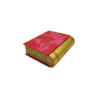 Boîte en métal en forme de mini livre, impression personnalisée de haute qualité, pour cadeau de chocolat