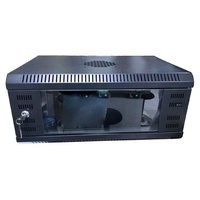 19 inci gcabling kandang data telekomunikasi kotak dinding mini rak server pintu kaca kecil DDD 4u 6u 9u 12u kabinet jaringan dudukan Dinding