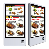 Terminal Android 43 pouces pour la commande de nourriture en libre-service, borne de paiement McDonald's, écran tactile interactif pour restaurant KFC