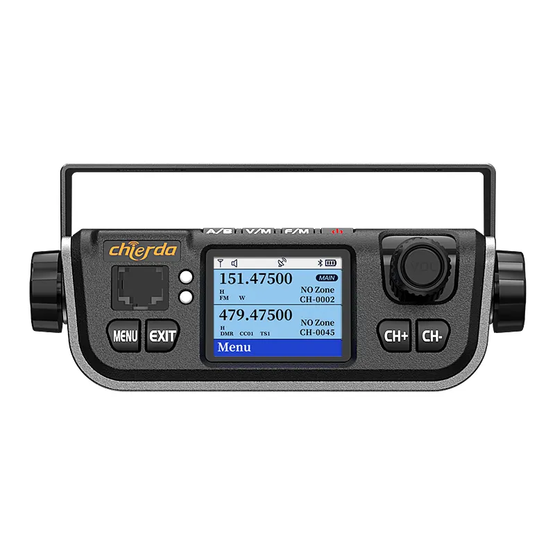 Chierda M520D GPS 25W DMR numérique UHF VHF FM émetteur-récepteur Radio Mobile Woki Toki véhicule monté talkie-walkie pour voiture