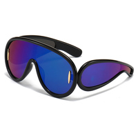 Nuevas Gafas de Sol de Diseñador con Montura Grande, Gafas de Sol de Lujo para Mujer 2023, Gafas de Sol Grandes de Moda para Hombre