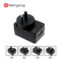 Chargeur mural USB certifié SAA RCM, norme médicale 60601-1, prise AU, 5V 1A 2A 2000mA, 5V 2.5A 2A, pour dispositif médical