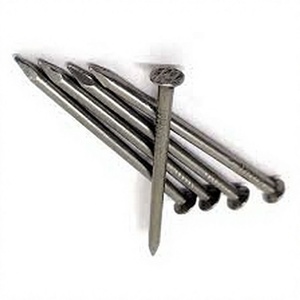 Galvanized Steel Wire Nails Class 4.8 & 6.8 Gauge 2 Common Head <b>Fasteners</b> Smooth Shank Diamond Point 3/4/5/6 for Construction - Product Image 1