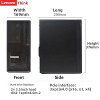 ThinkSystem ST58 V3 Server Tower 4U Kecil dengan Prosesor Intel Pentium 3.7GHz Mendukung Penerapan DeepSeek Lokal Buatan AS