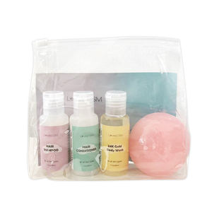 <strong>Happy</strong> New Year Christmas Gift Set 5-in-1 Travel Size Anti-Dandruff Anti-Hair Loss Repairing Luxury Herbal <strong>Natural</strong> Shower Gel - Product Image 1
