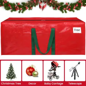 Borsa di stoccaggio extra large albero di natale imballaggio borse impermeabili in tessuto PP