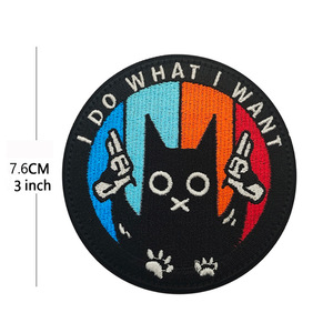 Listo para enviar: Parche bordado personalizado ecológico hecho a mano con rayas arcoíris para mochilas tácticas y prendas de vestir. - Product Image 4