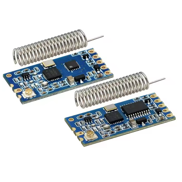 HC-12 SI4438 Long-Range 433MHz Wireless Microcontroller Serial Blue tooth Module with Antenna 1000M Communication Distance