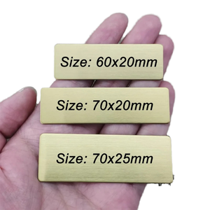 Placas Personalizadas con Logotipo Grabado, Etiquetas con Nombre, Insignias de Identificación Personalizadas - Product Image 3