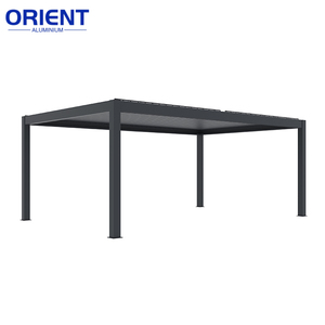 Venta caliente Perfil de pérgola de aluminio pérgola al aire libre de aluminio estándar al aire libre pérgola de aluminio retráctil eléctrica - Product Image 3