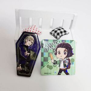 2022 Cheapest Sublimation MDF Buttons Custom logo Name Tag Blank Wooden Badge with Pin - Product Image 3