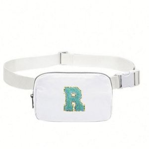 Bolso de Pecho Impermeable para Mujer, Riñonera Deportiva con Letras Bordadas, para Correr, con Espacio para Teléfono - Product Image 6