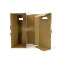 Boîte d'expédition pour plantes en carton ondulé personnalisée HXP, écologique, pour plantes en pot vivantes, avec impression de logo