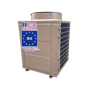 OEM R410a Refrigerante 60kw 150kw Compresor dual Solución de sistema de agua caliente Bomba de calor industrial comercial