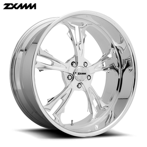 Roues de voiture monobloc ZXMM 16 18 20 <span class=keywords><strong>22</strong></span> 24 26 pouces 5X114.3 roue en alliage d'aluminium forgé sur mesure jante tout-terrain roue concave profonde - Product Image 2