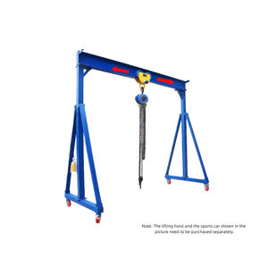 Мощный портальный кран на гусеничном ходу 1-5 тонн – универсальный передвижной электрический подъемный кран для подъемных работ - Product Image 4