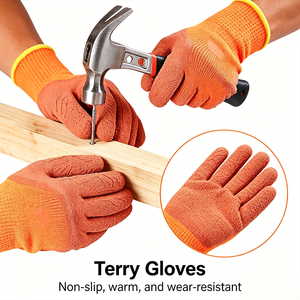 Gants en caoutchouc personnalisables en gros, anti-coupure, résistants à la chaleur/au froid, antidérapants, respirants, durables, antistatiques, réduisant les chocs - Product Image 2