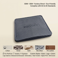 Pochette en microfibre suédée pour bijoux, personnalisable avec logo, pour montres, bagues, colliers, boucles d'oreilles, bracelets, emballage cadeau