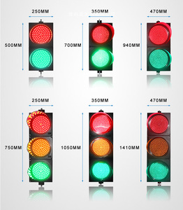 Contrôleur de signalisation routière LED haute qualité 200 mm PC+Aluminium avec flèche, vente chaude - Product Image 1