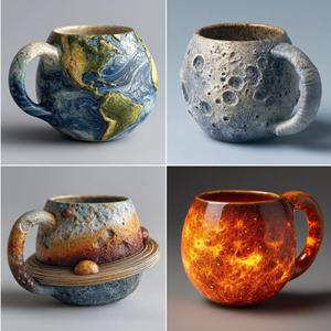 Planetary <b>Mug</b> Collection - Cosmic Ceramic Cups - Product Image 1