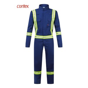 कस्टम मोटी कपास से प्रमाणित यूनिसेक्स वर्कवियर 12 कैरल/सेमी जीवनकाल लौ प्रतिरोध बेफ्फ्लुट - Product Image 1