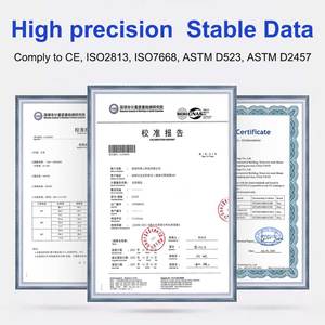 Berserk LS197 Medidor de brillo de alta precisión 20 60 85 Grados Tres ángulos Coche Tri-ángulo Medidor de brillo - Product Image 6