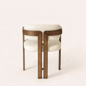 Silla <span class=keywords><strong>de</strong></span> Comedor <span class=keywords><strong>de</strong></span> Madera Maciza <span class=keywords><strong>de</strong></span> Alta Calidad con Tapicería <span class=keywords><strong>de</strong></span> Piel <span class=keywords><strong>de</strong></span> Cordero/Terciopelo, Diseño Moderno para <span class=keywords><strong>Cocina</strong></span> y Hogar - Product Image 4