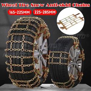 Cadenas de Nieve y Hielo Universales de Acero para Ruedas de Camiones y Automóviles, Cinturón Antideslizante para Invierno, Cadenas para Ruedas de Vehículos SUV, Seguridad en Carreteras de Barro - Product Image 1