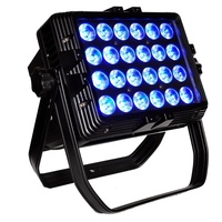 Projecteur LED RGB 24x15W étanche IP65 DMX512 pour éclairage de scène, mur et extérieur, idéal pour mariages, fêtes, concerts et événements