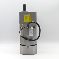 Moteur à engrenages à induction AC monophasé/triphasé, taille de cadre 120 mm, 60W-750W, réducteur de vitesse, efficacité IE3, protection IP55, 110V/220V/380V