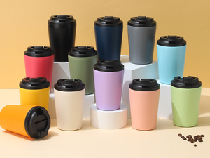 Bouteilles d'eau isothermes en acier inoxydable personnalisées en gros, tasses à café, gobelets de café - Product Image 3