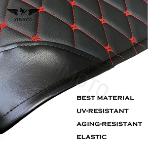 YHMOTO Motorcycle Rear Seat <b>Cushion</b> Sitzbank PU Leather S51 Teile Moped Replacement Parts for Simson S50 S51 Motorrad Motorbike - Product Image 3