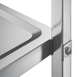 รถเข็นบริการจัดเก็บของแบบหมุนได้ 360 องศา ° ล้อหมุนได้สำหรับรถเข็นอาหารแบบใช้ในครัว โรงแรม ร้านอาหาร บ้าน และเชิงพาณิชย์ รับน้ำหนักได้มาก - Product Image 4